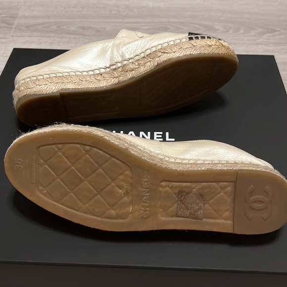 Chanel espadrilles authentic size 6 - Picture 2 of 3